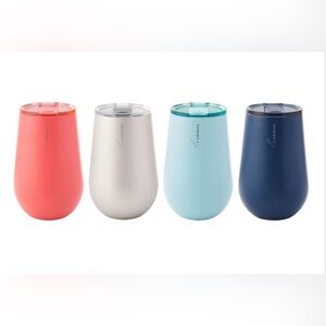 Rabbit Stainless Steel 12 oz Tumbler Set - Set of 4, Multicolored (NEW)